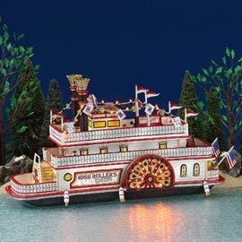Department 56 Snow Village "High Roller Riverboat Casino"
