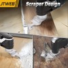 JTWEB Oscillating Multi Tool Hook Knife Blade Scraper, 10PCS Asphalt