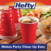Hefty Party On Disposable Plastic Cups, Red, 18 Ounce, 50