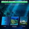 WINDFIRE Rechargeable Scuba Diving Flashlight, Super Bright LED Dive Light,
