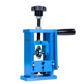 OUUKA Drill Powered Wire Stripper Machine for Scrap Copper Recycling,Stripping Copper Wire From 15AWG to 200MCM,Wire Stripper Tool For 0.06"-3/4" Leftover Cable with Hand Crank