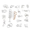 Metal Wire Puzzles Educational Logical Thinking Development Interlock Puzzles Set