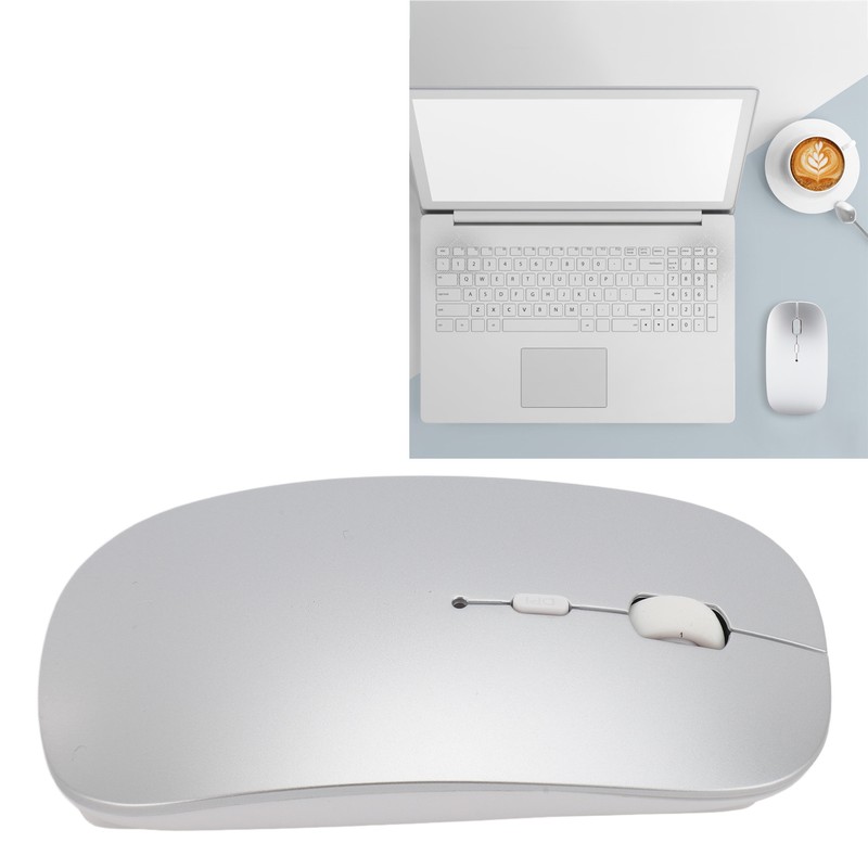 Wireless Mouse 2.4G Bluetooth Dual Mode Mouse 3 DPI Adjustable