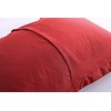 MarCielo 2-Piece Embroidered Pillow Shams, King Decorative Microfiber Pillow Shams