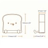 Cute Cartoon Night Light Toast Bread LED Night Lamp Rechargeable