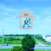BIOS Weather Indoor/Outdoor Digital Suction Cup Thermometer White 4.25-Inch x