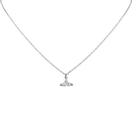 Shag Wear Women's Ocean of Inspirations Themed Pewter Pendant Necklaces, Whale Tail, Metal, No Gemstone