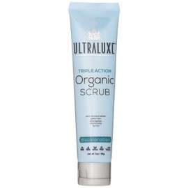 ULTRALUXE SKIN CARE Triple Action Organic Scrub, Discoloration, 3 oz