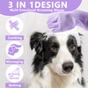 Maiiu Pet Grooming Gloves—Heat Resistant Dog Washing Gloves with High-Density