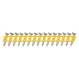 DEWALT ENGINEERED BY POWERS Concrete Nails, 3/4" Length, Steel, Zinc Plated, Strip, PK 1000