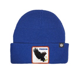 Goorin Bros. Falcon Freedom Hat Animal Hat with Lapel Beanie Royal Blue, blue