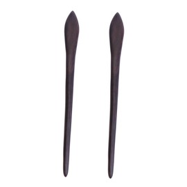 Baluue 2pcs Vintage Hairpin Sandalwood Hair Stick Vintage Hair Accessories Traditional Barrettes Women Ancient Bun Decoration Antique Retro Decor Vintage Hair Clip Retro Hairpin Wooden