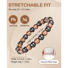 Feraco Pure Copper Magnetic Bead Bracelet for Men Women, 8mm