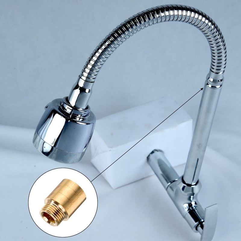 sourcing map 2 Pcs Shower Head Extension Arm 36mm Length