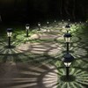 10 Pack Solar Pathway Lights Outdoor - Bright Solar Powered