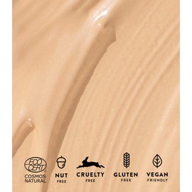 MÁDARA Organic Make Up The Concealer, #25 Latte Contour Liquid Concealer for Covering Dark Circles and Redness with Hyaluronic Acid and Minerals, 4 ml