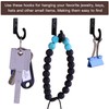 Zhehao 100 Pieces Key Hooks Jewelry Small Hook Key Hanging