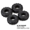 4PCS 1.9 Crawler Rubber Tyre/Wheel Tires for 1:10 RC Rock