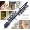 CSL - 2 x Analogue Metal Thermometer - Outdoor Thermometer