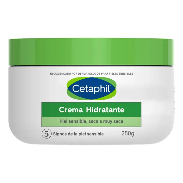 CETAPHIL Crema Hidratante 250g hidratación intensa y duradera hasta por