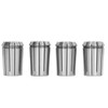 4PCS OZ25 Collets with Wrench Spring Steel Cutting Collet Set