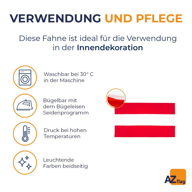 AZ FLAG - Flagge Österreich - 150x90 cm - Österreichische