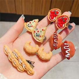 DIY Hair Pin Materials / Hair Accessory Components / Hairpin Making Supplies cd74 Free Size / Croissant Bag 200ea