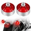 BOSYCY Motorcycle 2" Turn Signals' Lens Caps 2 Pack Turbo