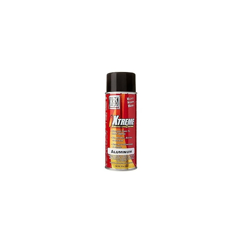 KBS Coatings 65103 Aluminum Xtreme Temperature Coating - 12 fl.