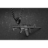 Gun Necklace for Men Women Titanium steel Full drill CZ