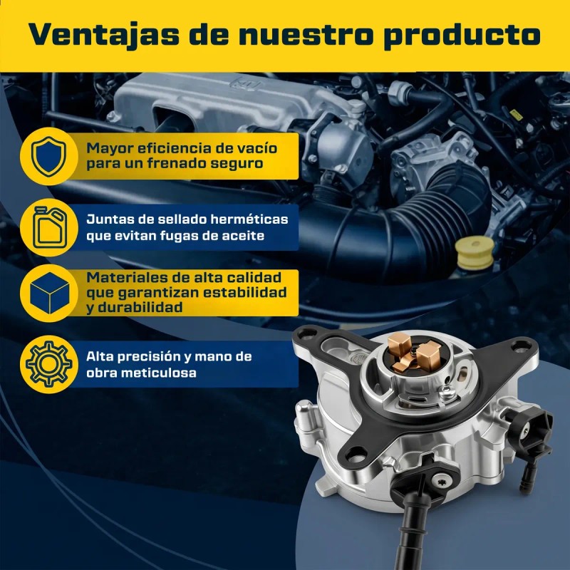 Bomba De Vacío De Frenos Booster Onix 1.0 1.2 2021