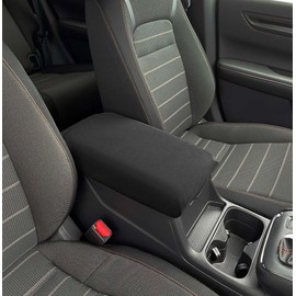 Car Console Covers Plus Made in USA Designed for Honda CRV 2023-2026 Neoprene Auto Armrest Center Console Cover Protector Black