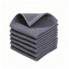 Waffle Weave 100% Cotton Kitchen Towels, 6‑Pack, 12x12 in, Dark
