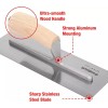 Goldblatt - G06512 Wood-Handle Finishing Trowel 12 in. x 4