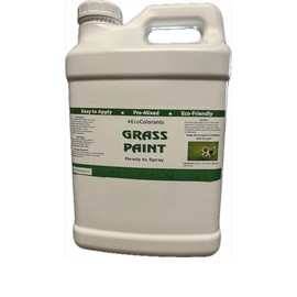 EcoColorants Pre-Mixed and Ready-To-Use Grass Paint 2.5 Gallon Container-Pre-Mixed and Ready-To Use Grass Paint. No Mixing, Ready to Spray Product, Time to get Your Grass Looking Green Again, Revive Your Lawn! Get rid of Dog Spots, Renew Shrubs