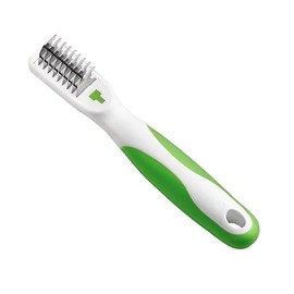 Andis 66055 Dematting 9-Blade Tool - Reduces Shedding, Safe on Wet or Dry Hair - Removes Dead Hair & Eliminates Tangles - Anti-slip, Easy-Grip Handle & Suitable for Various Pets – Green