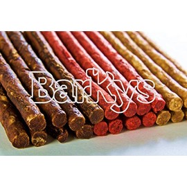 Barkys 25 Palitos Carnaza 5"x10" Energy + Immunity - Sabor Carne, Pollo, Tocino - 2 Pack