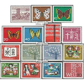 Prophila Collection BRD (BR.Deutschland) 375-389 (Complete Edition) Year 1962 Complete 1962 Mainz, Butterflies and Others (Stamps for Collectors)