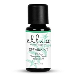 Ellia Spearmint Essential Oil, 1.5 mL Bottle, Clear, .5 Fl Oz