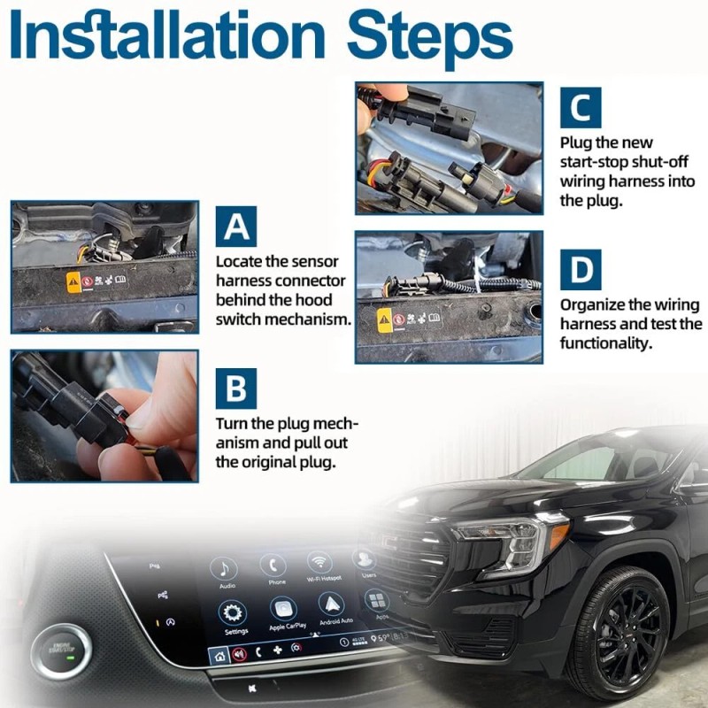 Unbranded Auto Start Stop Harness- Disable Eliminator for for 2019