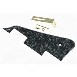 Dopro Black Pearl LP Guitar Pickguard with Gold Mount for Epiphone Les Paul