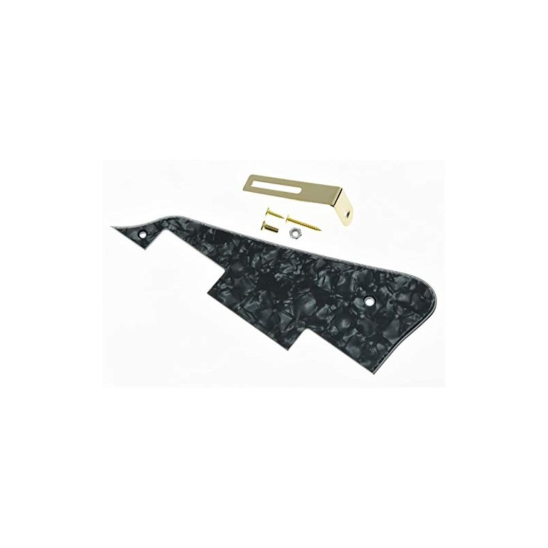 Dopro Black Pearl LP Guitar Pickguard with Gold Mount for