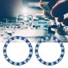 2Pcs RGB LED Ring 16 Bit Intelligent Full Color Highlight