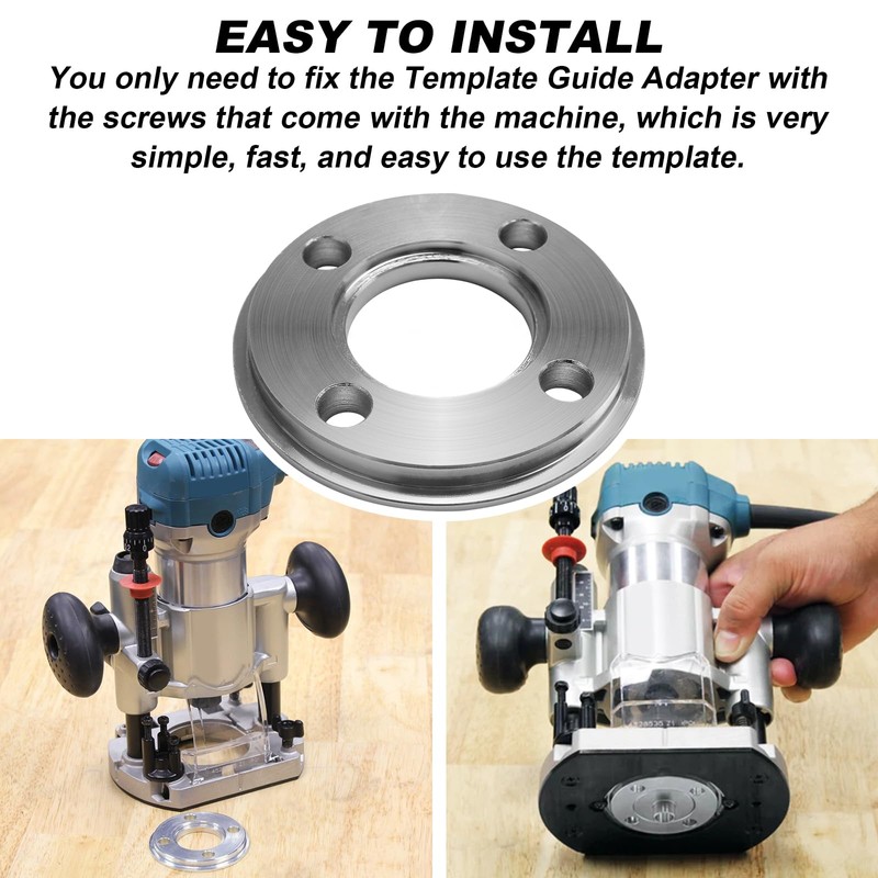 QQZ 321492-3 Template Guide Adapter for Makita Router 3606, 3612,