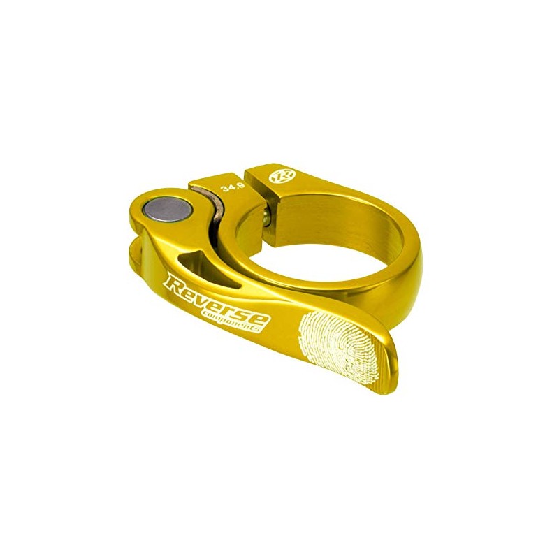 Reverse collier de selle long life diamètre 34.9 mm or