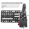 ユニバーサルデスクマウントブラケットプレート、USBハンドブレーキマウントプレート複数穴アダプタープレート、SIMレーシングシフター&ドライビングフォースシフター用、G27 G25 G29 T500 T300と互換性あり