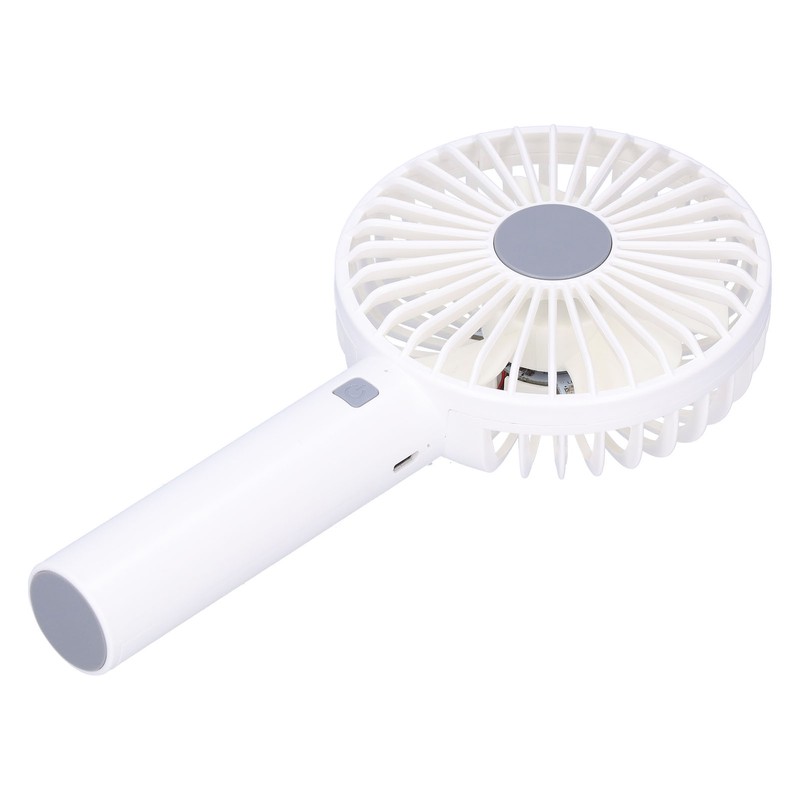 White Donut Shaped Small Fan Portable LED Night Light with