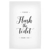 artboxONE Bathroom Bundle, Flush The Toilet, 30x20 cm