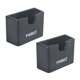 YNIBST Universal CB Microphone Hanger Radio Speaker Mic Holder with Adhesive Back, Mobile Speaker Mic Mount for Midland AnyTone Transceiver(Black,2 Pack)
