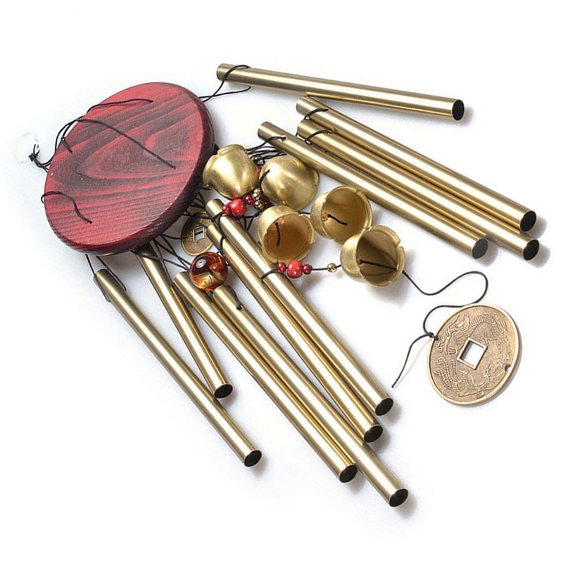2PCS Memorial Wind Chimes with 10 Tubes Crisp Sound Creative